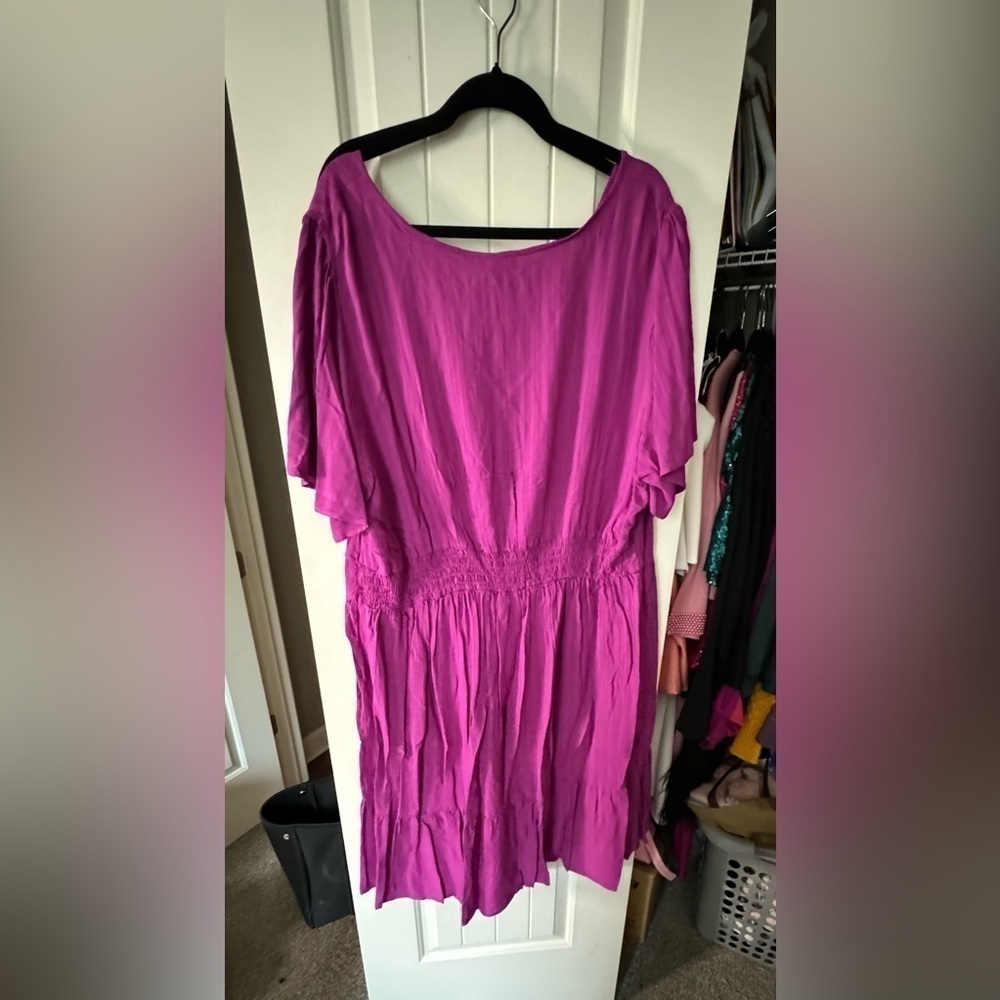 Women's Plus Size Short Sleeve A-Line Dress - Knox
Rose™ Purple 3X- NWT - Picture 5 of 10